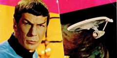 Spock looks on from the cover of Star Trek Gold Key comics