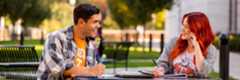 Students studying