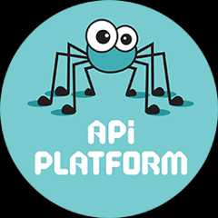 Logo of the API Platform project, which uses Symfony packages