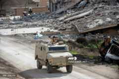 French Nexter Aravis in Syrian village of Baghuz. Photo: Fadel SENNA / AFP   