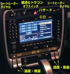 シートヒーターや、PSM(ポルシェスタビリティマネージメントシステム)