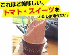 北海道で美味しいトマトスイーツ。千歳ジェラート・ミルティーロ