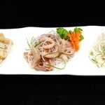 内臓刺し3種盛り