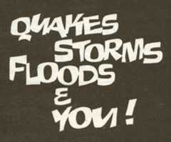 Natural disasters leaflet, 1970s