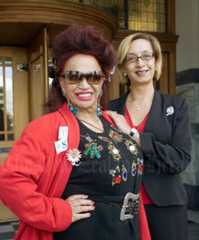 Carmen Rupe and Georgina Beyer