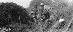 New Zealand soldiers on the Somme, 1918