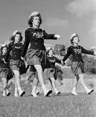 Wellington marching team the Sargettes, 1951