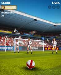Flick Kick Football, a smartphone game developed by New Zealand company PikPok
