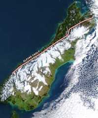 The Alpine Fault, South Island