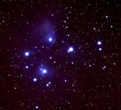 Matariki (the Pleiades) star cluster