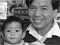 Souphong Lanthong and his son in Wellington, 1988