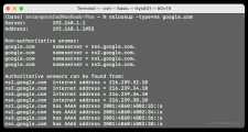 The nslookup utility identifies name servers