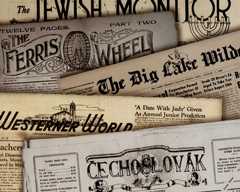 Collage of mastheads from the Texas Digital Newspaper Program