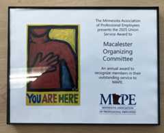 MAPE at Mac wins award