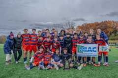 Macalester men’s soccer wins the MIAC title against St. Olaf College. Photo courtesy of Christopher Mitchell ’01, Sport Shot Photo.