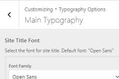 HitMag Pro Font Options