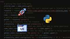 How to Detect Gender by Name using Tkinter in Python