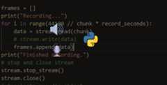 How to Play and Record Audio in Python
