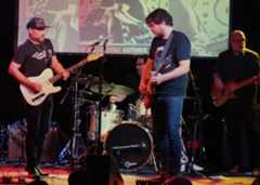Tom Bukovac and Guthrie Trapp at 3rd and Lindsley on Saturday August 17 2024 for the, In Stereo, album release party.