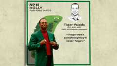 Masters holes: Augusta National's par-4 18th hole, explained by Tiger Woods