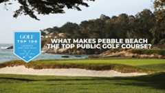 What makes Pebble Beach GOLF's top public course?