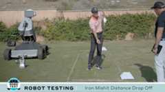 How much distance do you lose on a mishit iron? We have the exact numbers