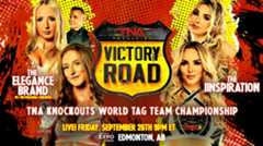 The Elegance Brand Defend the Knockouts World Tag Team Titles Against The IInspiration at Victory Road