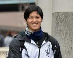 日本ハム時代の大谷翔平（２０１７年撮影）