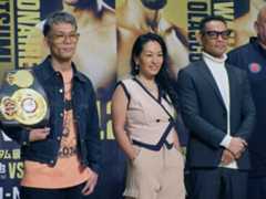 左から堤聖也、レイチェル夫人、ノニト・ドネア