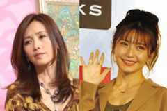 工藤静香（左）と宇野実彩子