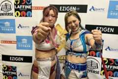 後藤智香（左）と越野SYOKO