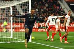 ゴールを決めたエムバペ(ロイター)