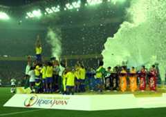 ブラジルが優勝した2002年の日韓共催ワールドカップ