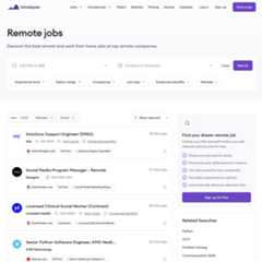 Screenshot of Himalayas Remote Jobs website