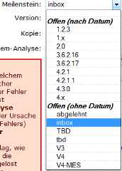 Sorting milestones by name instead of due date (Component `SortMilestoneVersion`)