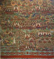 mahayana buddhist painting of the avatamsaka sutra assembly of bodhisattvas