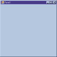Windows アプリケーション初期状態