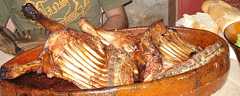 Roast lamb of Castile and León