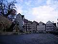 Blick auf den umgestalteten Marktplatz