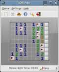 KMines - a KDE minesweeper clone