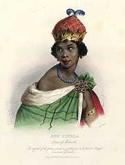 Nzinga of Ndongo and Matamba fought against the expansion of the Portuguese Empire and their slave trade in a thirty-year war in present-day Angola.