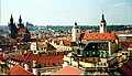 English: Roofs of Old town (Tyn and St Michael's spires)