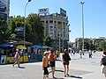 The square and the Ristiḱ Palace