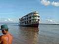 Riverboat at the Amazon river