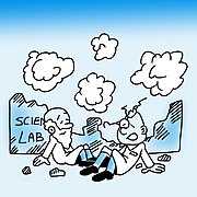 Science lab - final test of scientists