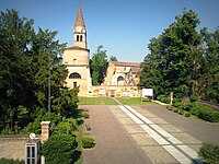 Piazza della Vangadizza e l'Abbazia