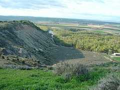 Aragoi ibaia Radako gotorlekutik / El río Aragón desde la fortaleza de Rada.