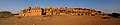 Bada Bagh panorama with royal cenotaphs (chhatris).