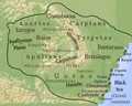 Dacian Kingdom, under the rule of Burebista, 82 BC
