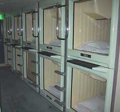 a capsule hotel